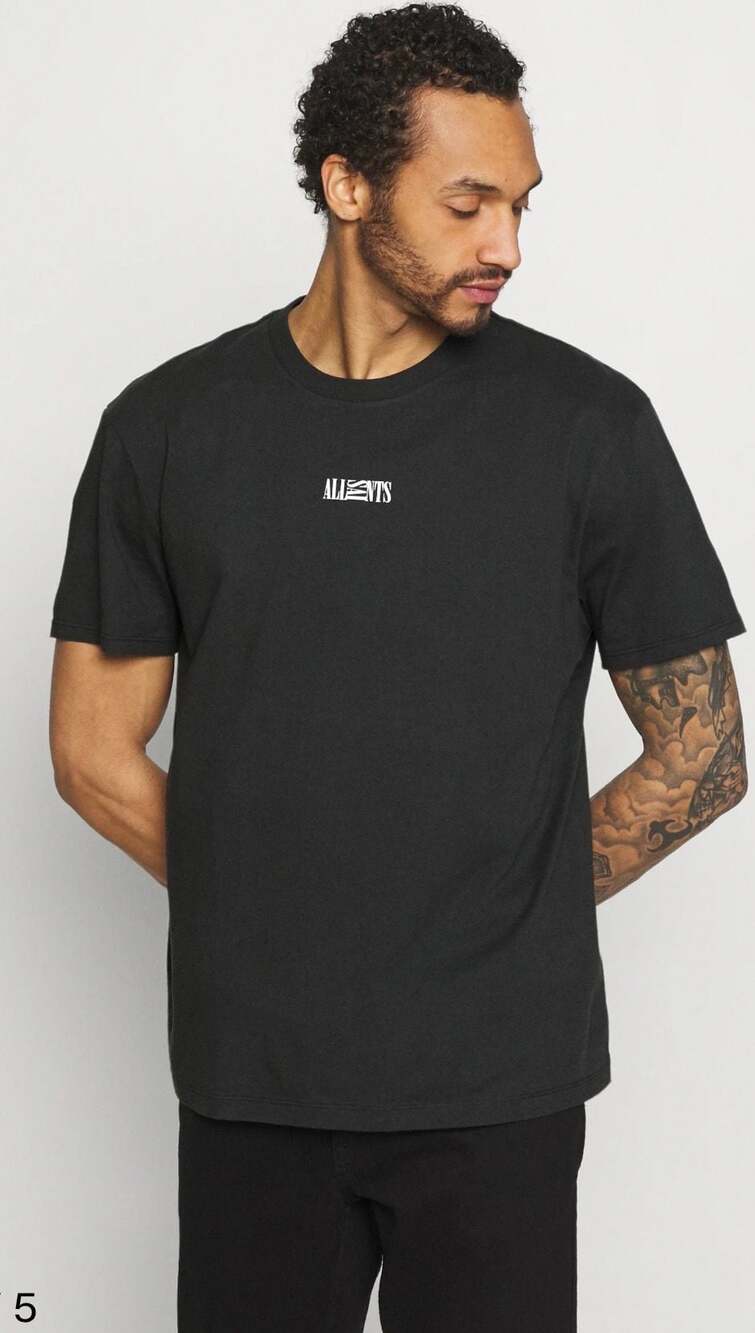 AllSaints Black Logo Graphic T-Shirt Size XS